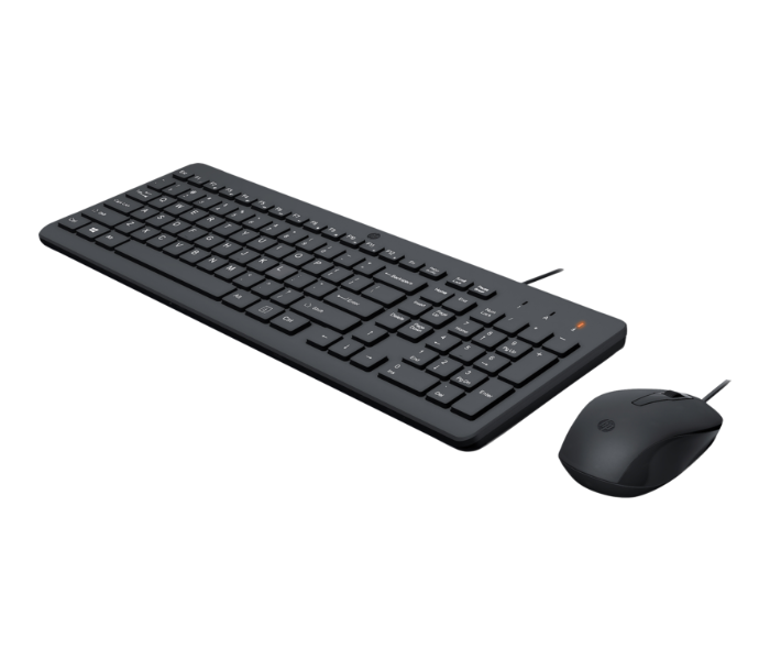 HP 240J7AA 150 Wired Mouse and Keyboard Combo - Black - Zoom Image 2