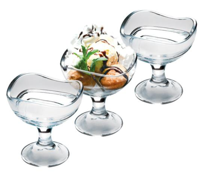 Royalford RF10460 300ml 3 Piece Ice Cream Cup Set - Zoom Image