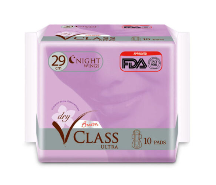 Softlove Pack of 10s 29cm Vclass Soft Night Wings Sanitary Napkins for Women - Zoom Image 1