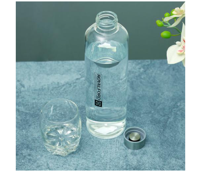 Royalford RF10432 500ml BRS Glass Water Bottle - Zoom Image 3