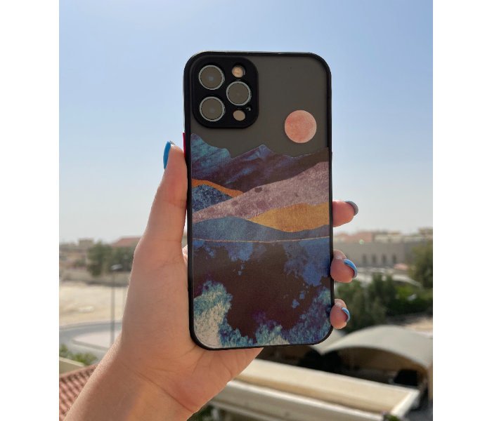 Matt Translucent Sunset Art Print Mobile Case For iPhone 11 Pro Max - Zoom Image 5