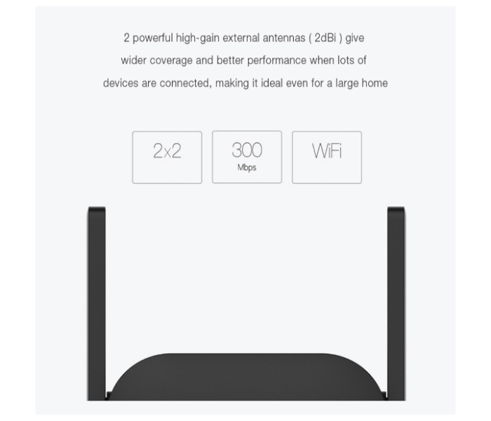 Xiaomi Wi-Fi Range Extender Pro - Black - Zoom Image 2