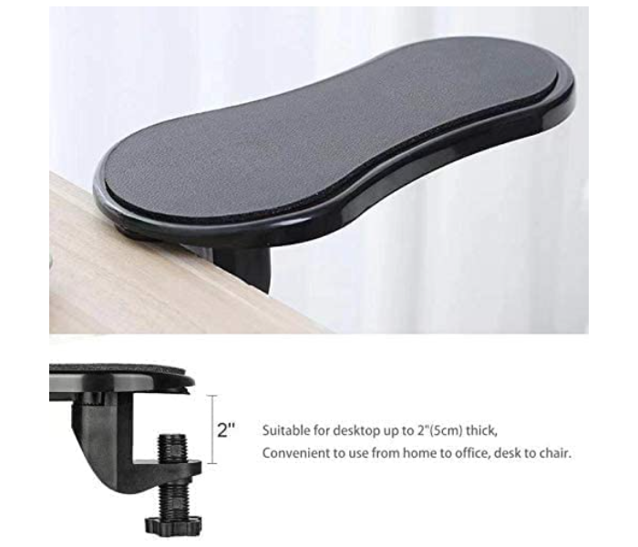 Generic Adjustable Arm Rest Support for Computer Desk - Zoom Image 4