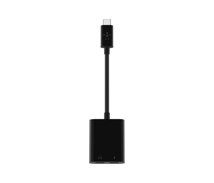 Belkin F7U081btBLK Rockstar USB Type-C Audio And Charge Adapter - Black - Zoom Image 3