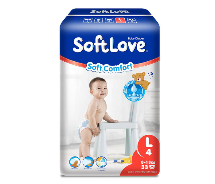 Softlove Pack of 33s Soft Comfort Large Baby Diaper - Zoom Image 1