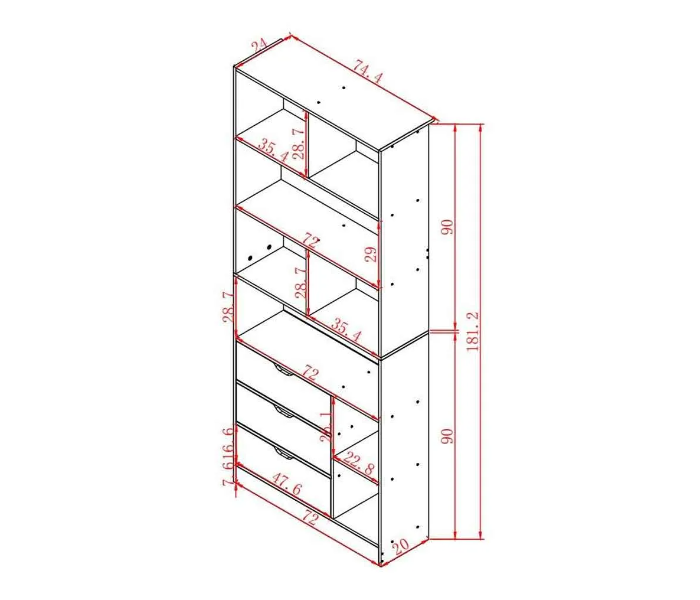 Danube Home Nico Display Stand - Natural Oak - Zoom Image 2