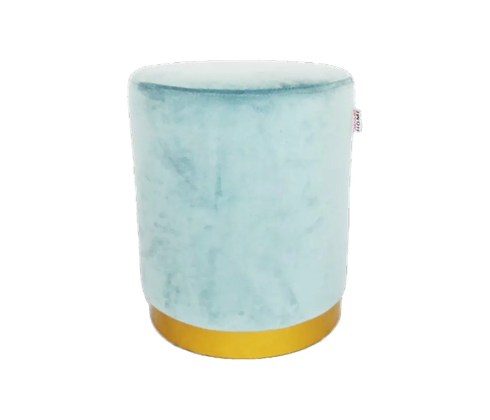 Danube Home Trizona Fabric Ottoman - Light Blue - Zoom Image 1