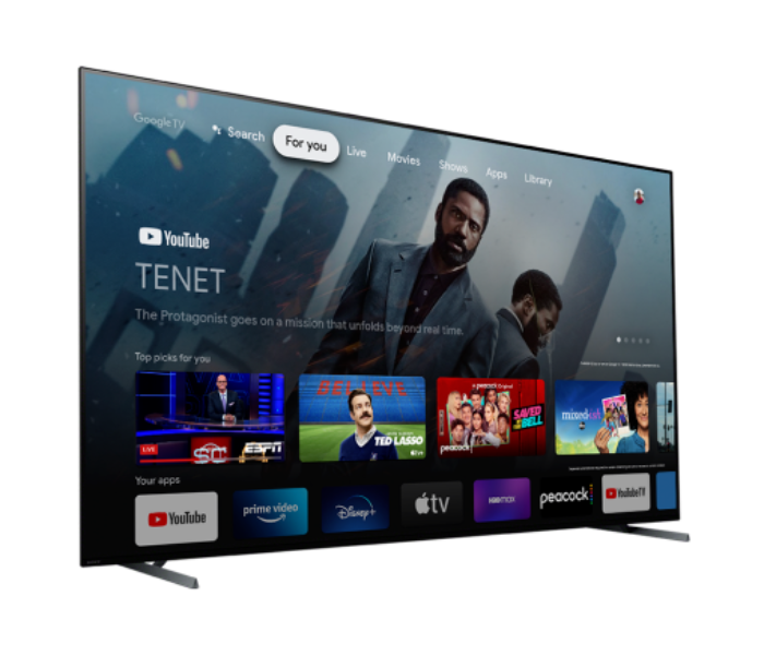 Sony XR-65A80K/B Bravia 65 Inch OLED TV 2022 with Smart Google TV - Black - Zoom Image 2