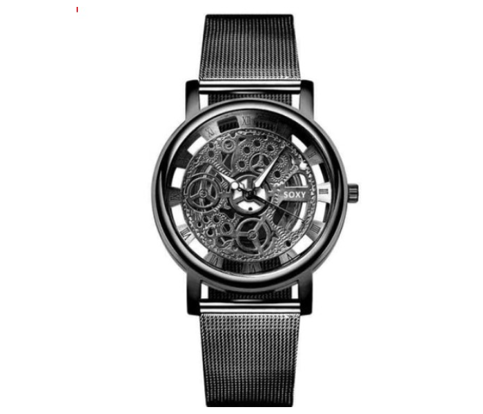 FLLi Machinery Design Analog Watch - Black - Zoom Image