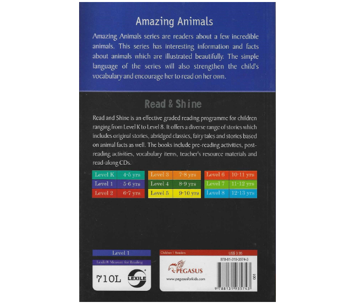 Pegasus Read and Shine Snakes - Amazing Animals Book for Children - Zoom Image 2