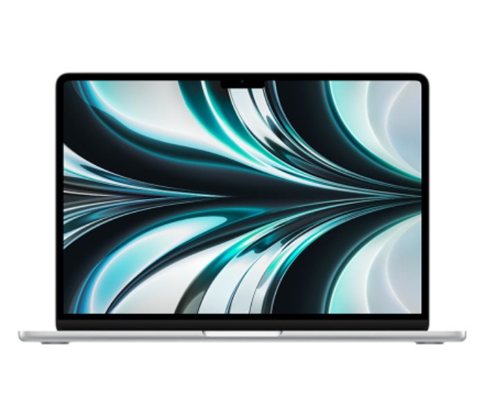 Apple MLXY3 MacBook AIR 2022 13 Inch M2 8 Core CPU 8 Core GPU 8GB RAM 256GB SSD English Keyboard - Silver - Zoom Image 1