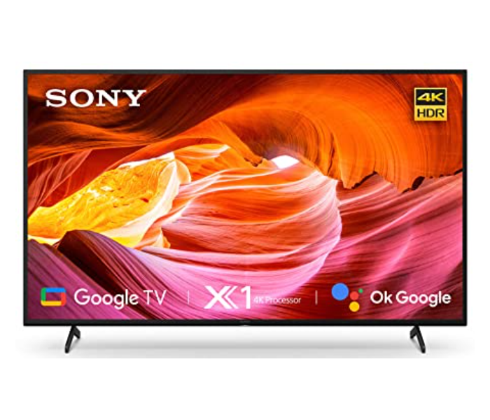 Sony KD-65X75K Bravia 65 Inch 4K Ultra HD Smart LED Google TV - Black - Zoom Image 1