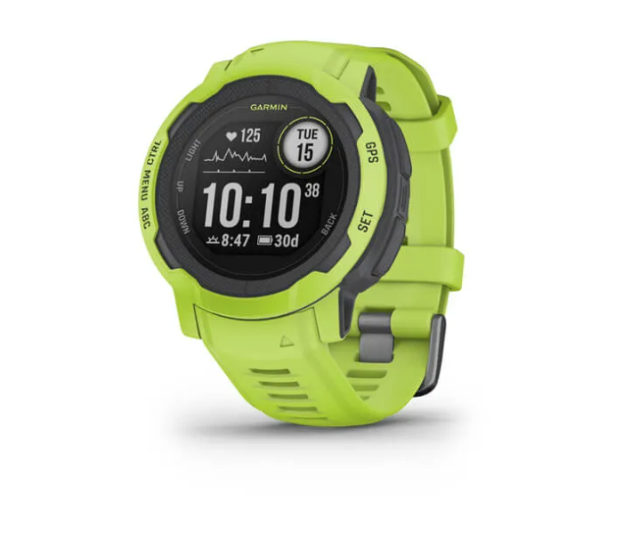 Garmin 010-02626-01 Instinct 2 Standard Edition GPS Smartwatch - Electric Lime - Zoom Image 1