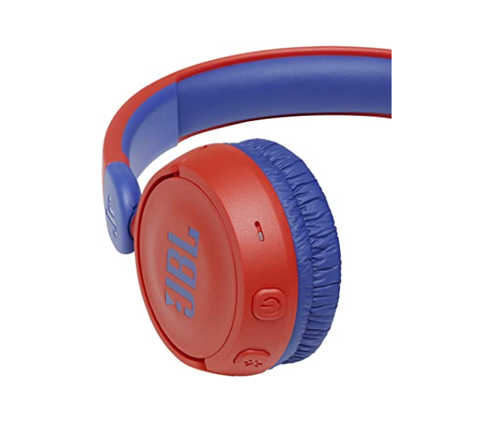 JBL Jr310BT Kids Wireless Bluetooth on-ear Headphones - Red - Zoom Image 4