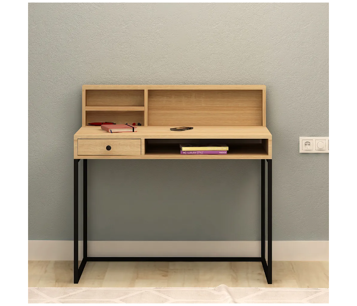 Danube Home Nasus Office Desk - Natural Oak - Zoom Image 2