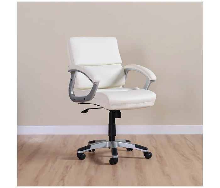 Danube Home Ventura Mid Back Office Chair - Cream - Zoom Image 3