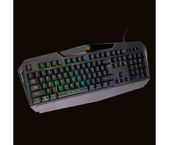 Meetion MT-C510 Backlit Rainbow Gaming Keyboard and Mouse Combo - Black - Zoom Image 3