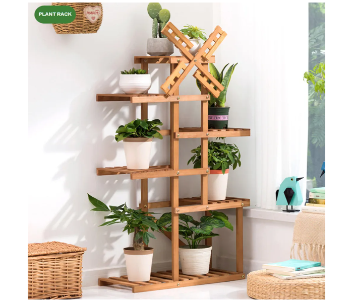 Danube Home Bria Multilayer Display Plant Holder - Oak - Zoom Image 1