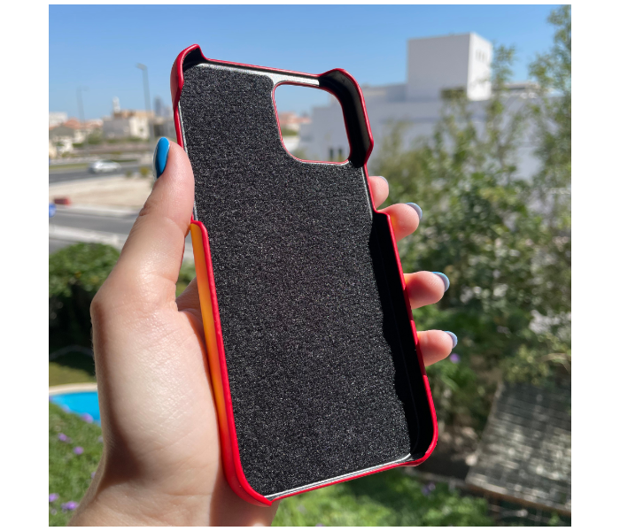 Lightweight Color Changing Mobile Case For iPhone 13 Mini - Red and Yellow - Zoom Image 3