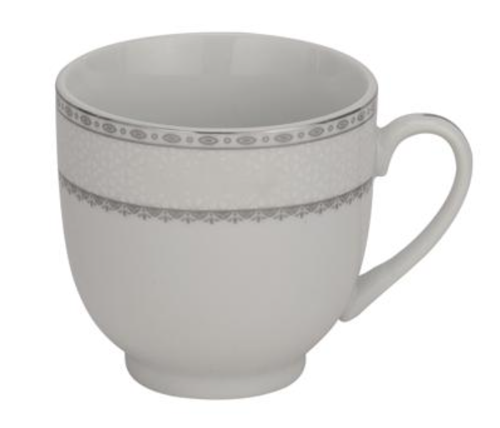 Royalford RF10554 180ml 12 Piece Tea Cup and Saucer Set - White - Zoom Image 4