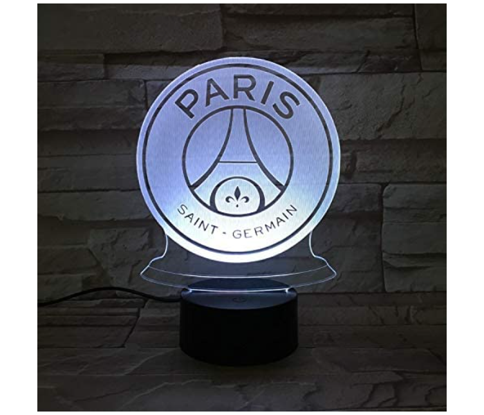 Watiaa 3D Paris Saint Germain Colors Visualizer Lamp - Zoom Image 1