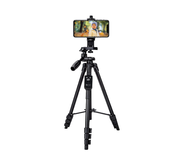 Nyork Tripod Mobile and Camera Stand with Remote - Black - Zoom Image 1