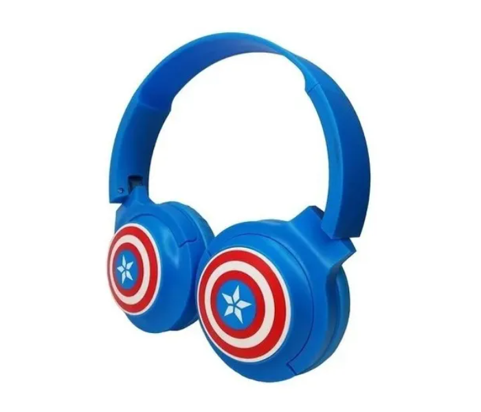 Avengers Captain America Wireless Bluetooth Headset - Blue - Zoom Image 1