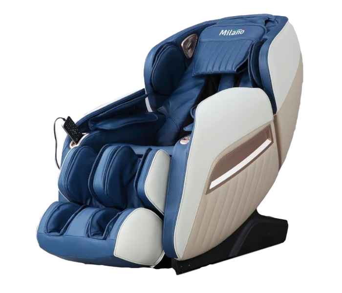 Danube Home Kryten Leather Massage Chair - Blue - Zoom Image 1