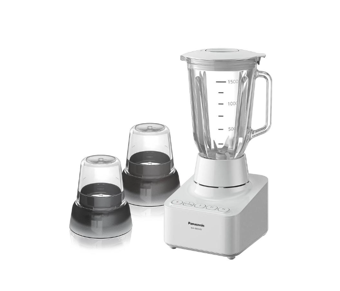 Panasonic MX KM 3070 1.5 Litre 600 Watts Glass Blender With Ice Crush - White - Zoom Image