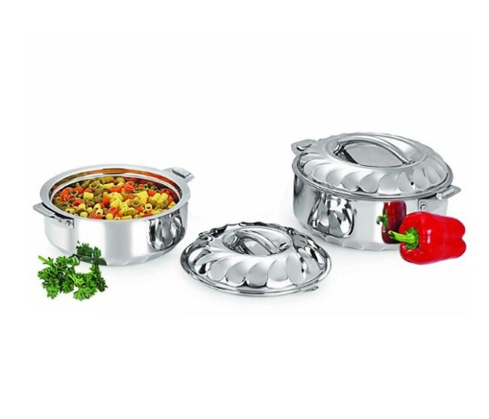 National Hot Pot Casserole Insulated Food Warmer - Silver - Zoom Image