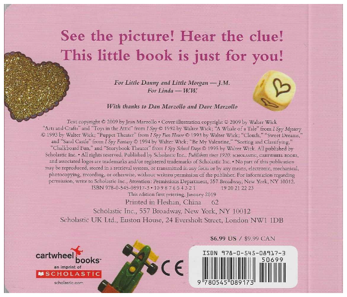 Scholastic I Spy Little Hearts Book for Children - Zoom Image 2