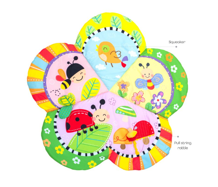 Moon MNBTPRG05 Perky Playmat Flower for Babies - Zoom Image 1