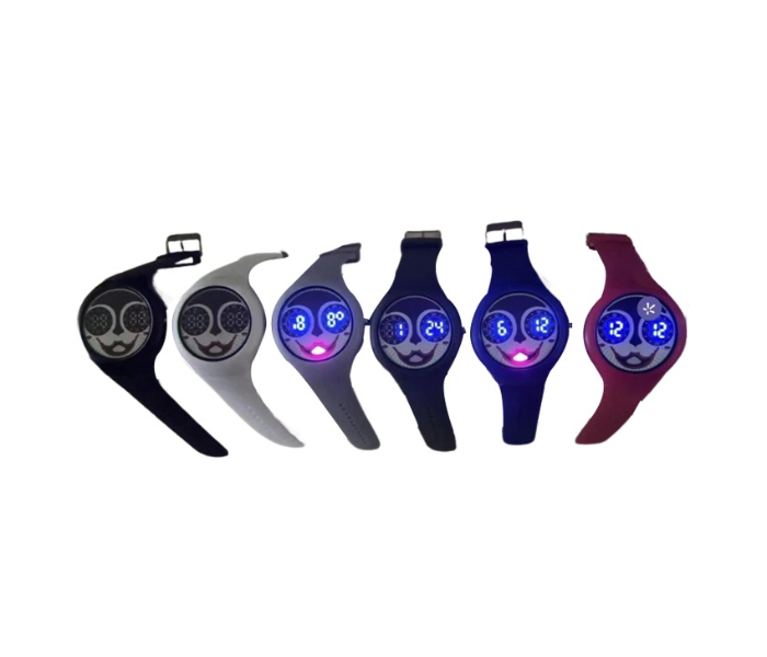 RMN D-59 Pack of 6 Pieces Smiley Digital Watch - Zoom Image 3