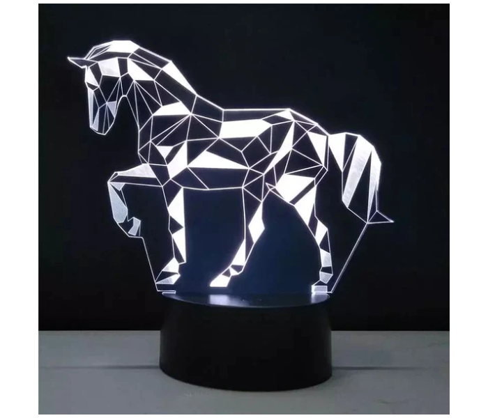 Watiaa 3D Horse Lamp Light - Zoom Image 1