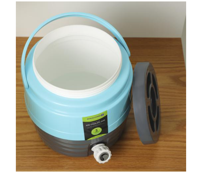 Royalford RF10487 5.5 Litre Keep and Cold Water Carrier - Blue - Zoom Image 2