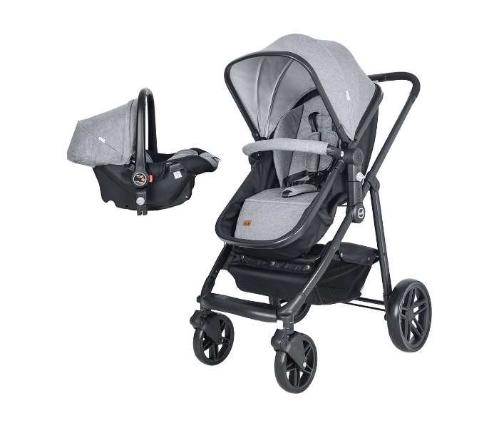 Moon MNNPRMT23 Tres Travel System Stroller for Babies - Light Grey - Zoom Image 1