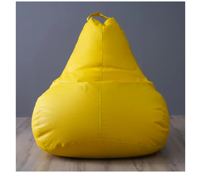 Danube Home Rocky Tear Drop Bean Bags - Yellow - Zoom Image 2