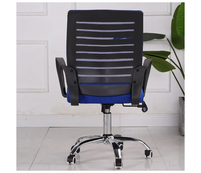 Danube Home Marvel Mid Back Office Chair - Blue - Zoom Image 4