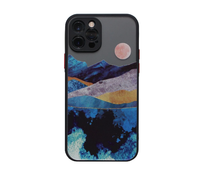 Matt Translucent Sunset Art Print Mobile Case For iPhone 11 Pro Max - Zoom Image 1