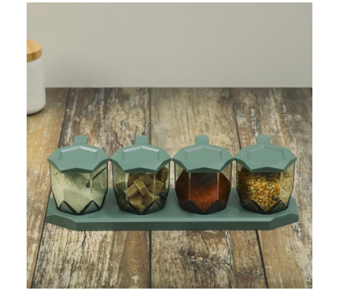 Royalford RF10331 300ml 4 Pieces Spice Jar Set - Zoom Image 2