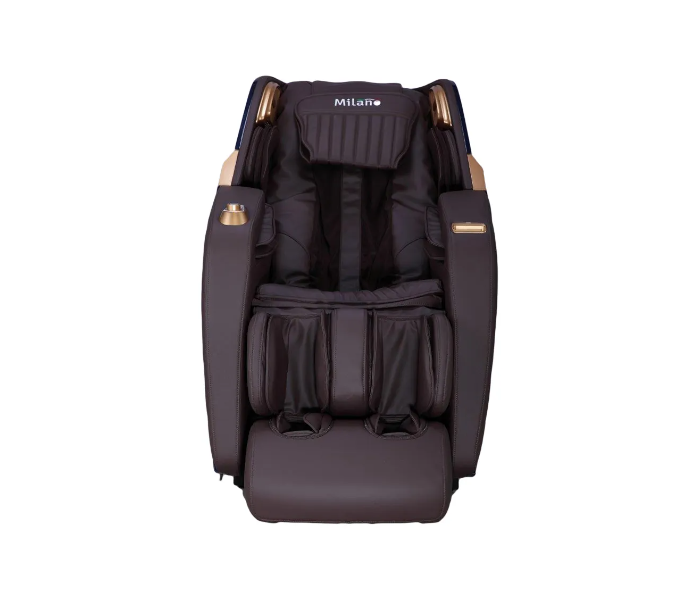 Danube Home Alita Leather Massage Chair - Brown - Zoom Image 2