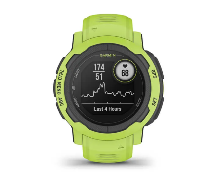 Garmin 010-02626-01 Instinct 2 Standard Edition GPS Smartwatch - Electric Lime - Zoom Image 2