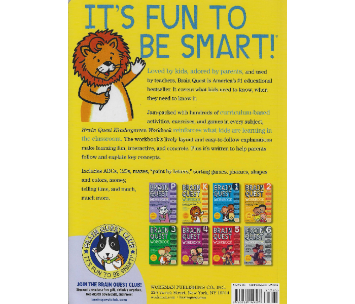 Workman Brain Quest Workbook Kindergarten Book For Children - Zoom Image 2