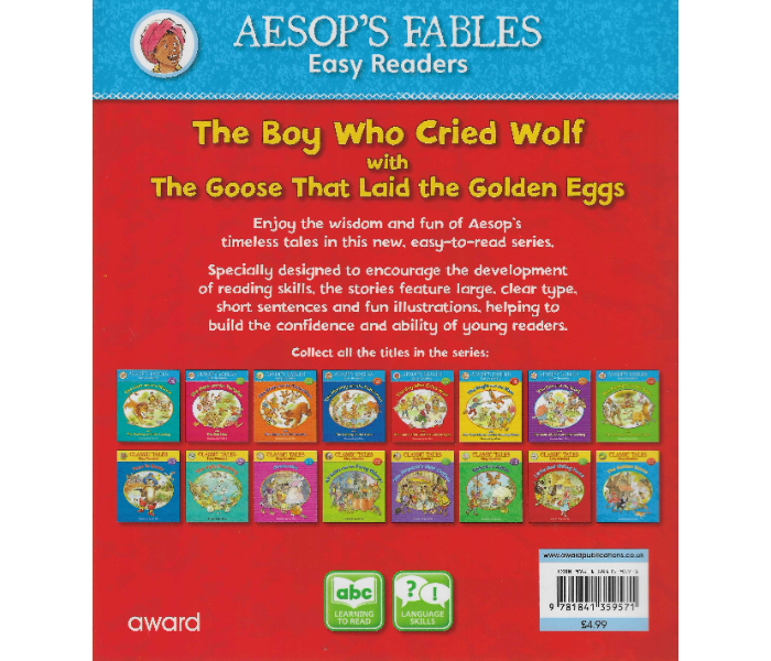 Award Publications Aesops Fables Boy Who Cried Wolf Book For Children - Zoom Image 2