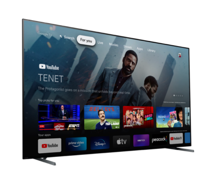 Sony XR-55A80K/B Bravia 55 Inch OLED TV 2022 with Smart Google TV - Black - Zoom Image 2