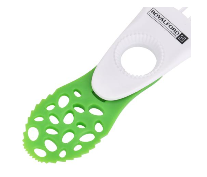 Royalford RF10517 5 In 1 Avocado Tool - White and Green - Zoom Image 4