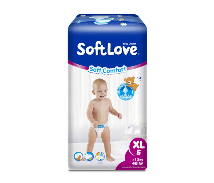 Softlove Pack of 48s Soft Comfort Extra Large Baby Diaper - Zoom Image 1