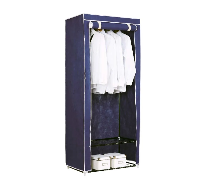 Danube Home Marga Wardrobe Closet - Dark Blue - Zoom Image