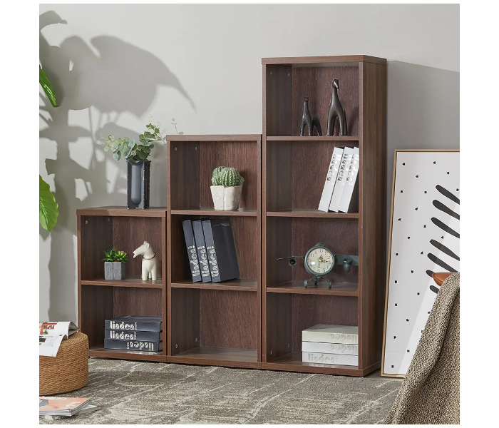 Danube Home Tenchi 3 Layer Multifunctional Cabinet - Walnut - Zoom Image 2