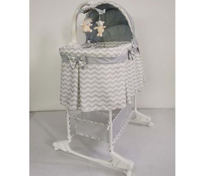 Moon MNBGCGY02 Soffy 4 in 1 Convertible Cradle for Babies - Grey - Zoom Image 3